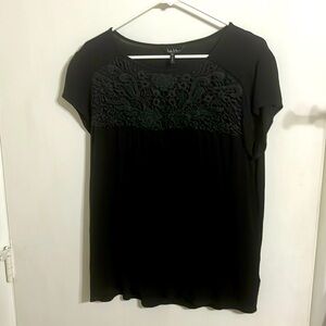 Nicole Miller, New York women’s blouse black pull over